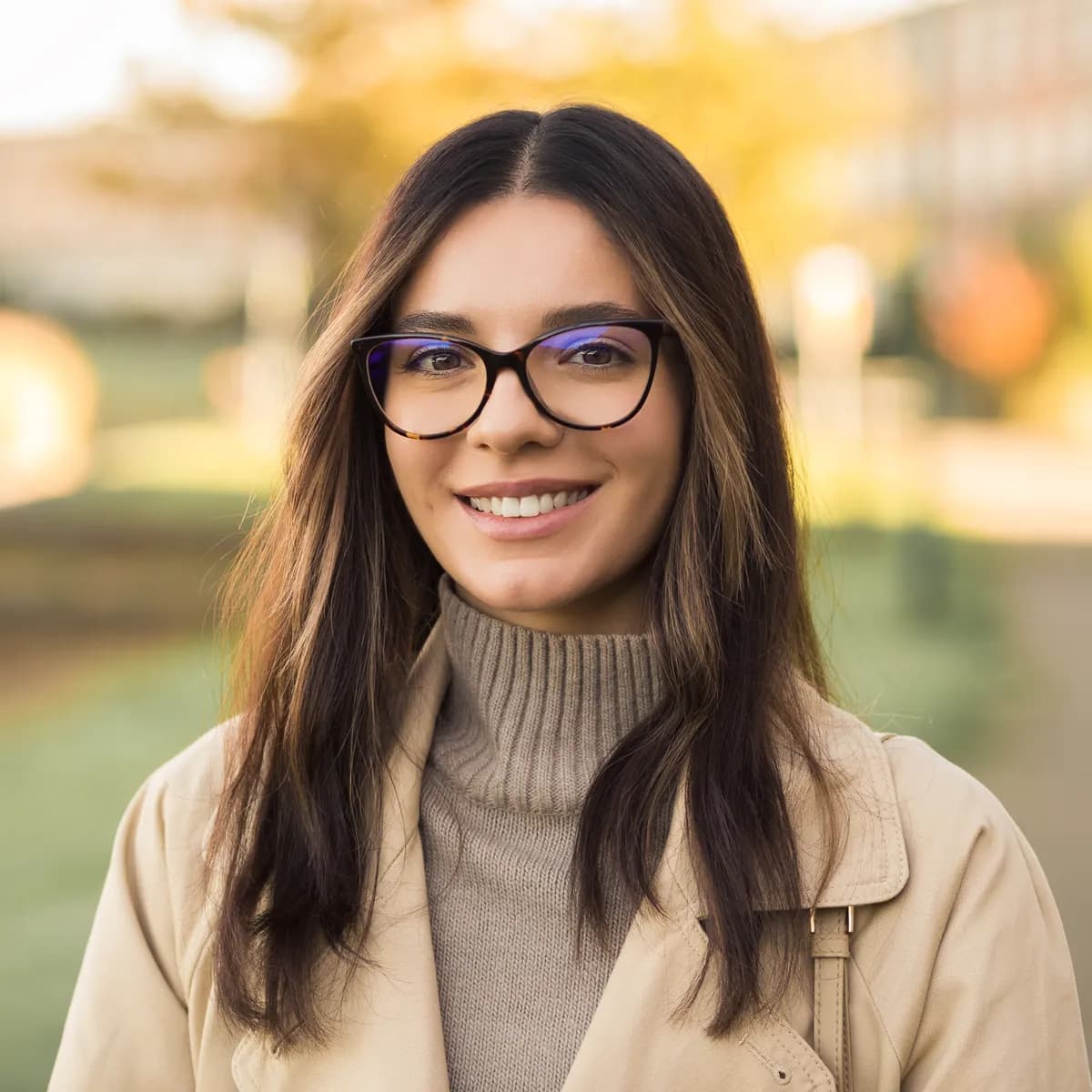 Graduate counselling student smiling, ready for clinical placement