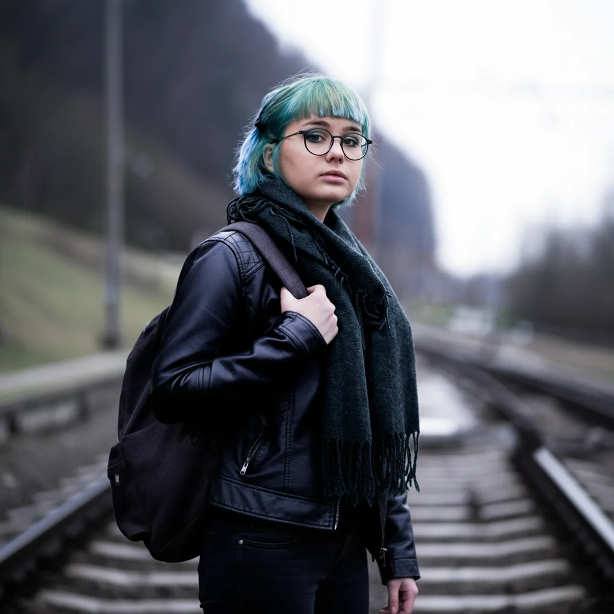 Woman sitting quietly, sitting with the weight of anxiety